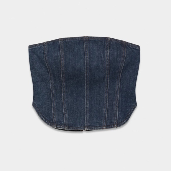 Aritzia - The '90s Debbie Denim Bustier - Picture 4 of 5